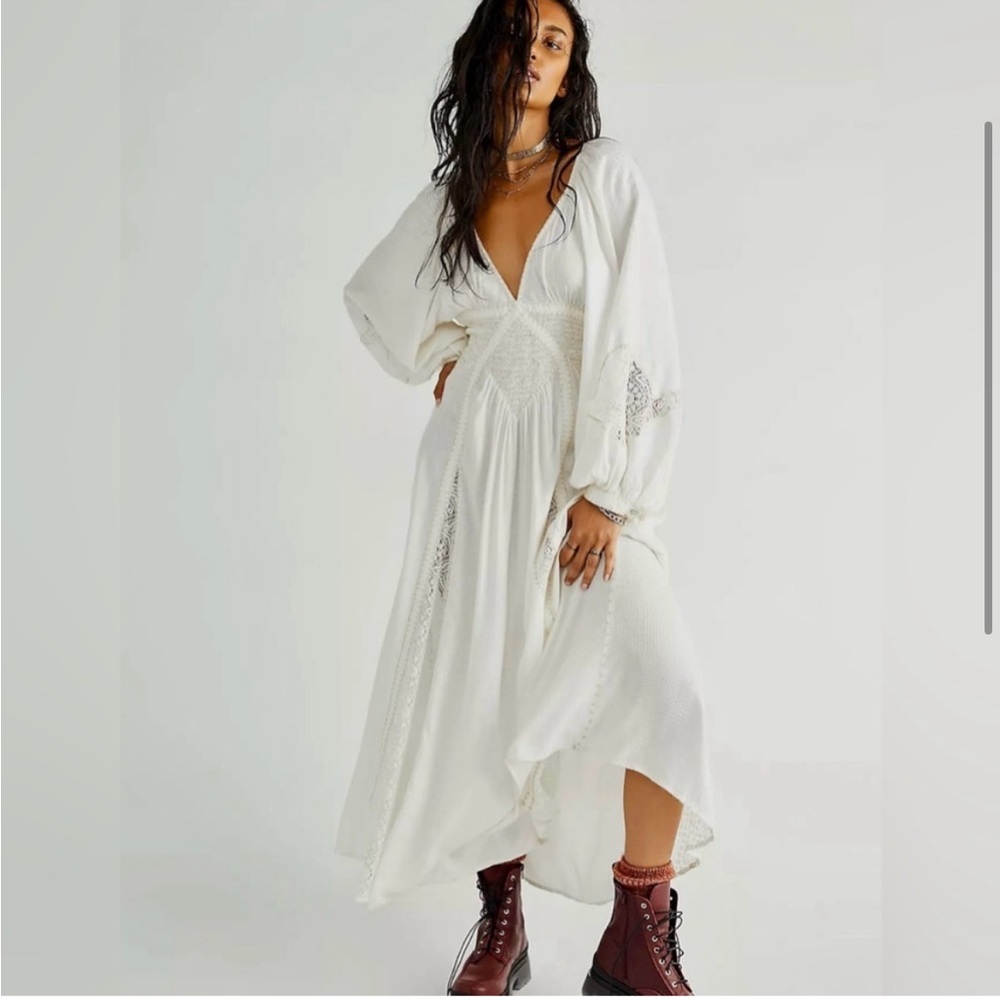 Free People Southwest Lace Maxi Dress Size XS
